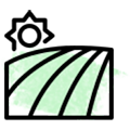 ícono de campo