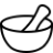 ícono de mortero